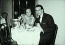 A 3: photo / format carte postale / horizontal / noir blanc / Mari, diadème, Bal Dolder, 7.12.1959 A 3: photo / format carte postale / horizontal / noir blanc / Mari, diadème, Bal Dolder, 7.12.1959