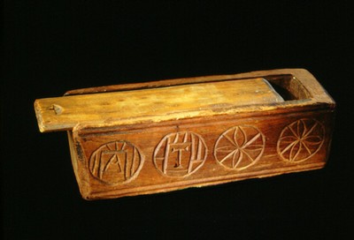 A 18: objet / Boîte à tessères, XVIIe siècle.