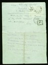 C 10: objet    (document / reproduction) / A4 / Lettre de la mère à la grand-mère