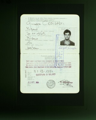 G 15: Documento/ Passaporto con foto