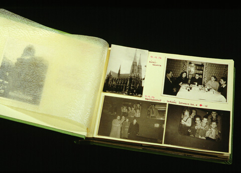 C 4: Objekt / Fotoalbum, hellgrün, 1956-'57-'58 