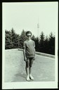 F 17: photo/ postcard size/ portrait/ black and white/S. in Belgrade, 1970